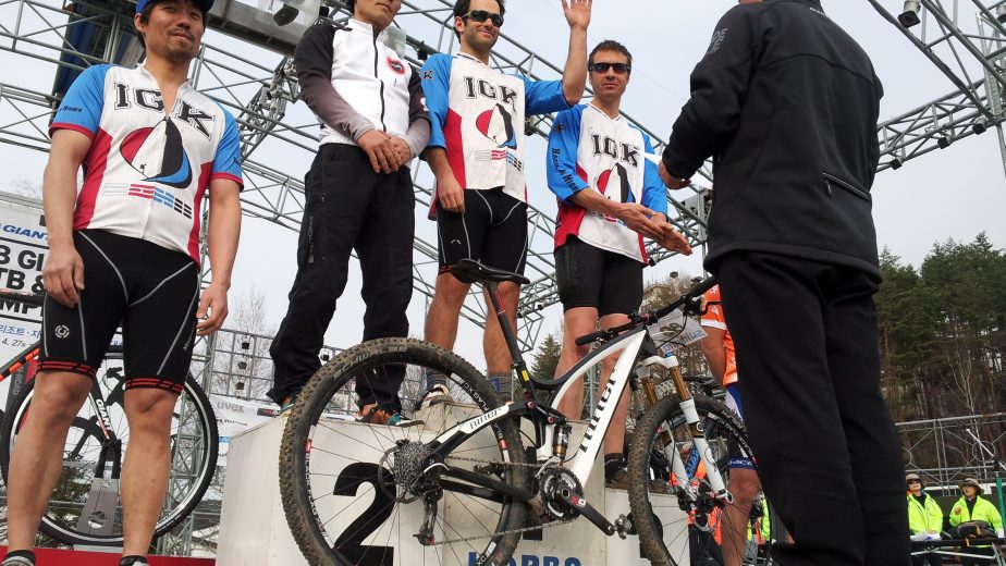 iGuideKorea's Mountain Bike Team podium finish