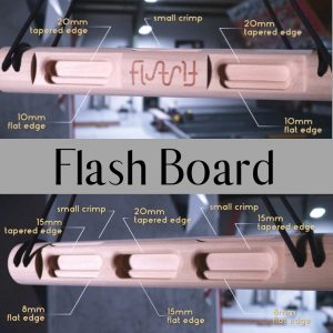 Flash board edge sizes Tension Climbing iGuideKorea