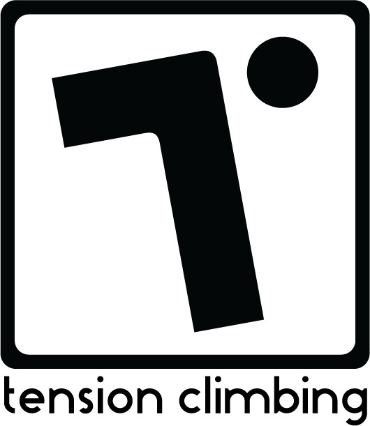 Tension Climbing logo black for iGuideKorea